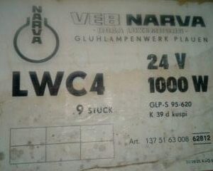 NARVA LAMP  LWC 4 1000W 24V K39d - Image 6